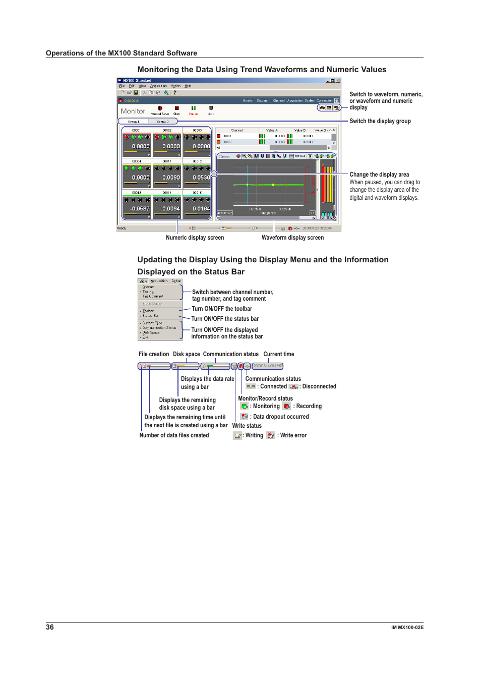 Yokogawa PC-Based MX100 User Manual | Page 36 / 53