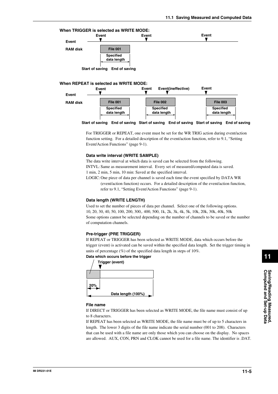 Yokogawa DR240 User Manual | Page 181 / 255