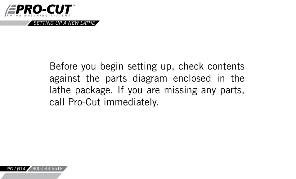 Pro-Cut PFM 9.0 User Manual | Page 14 / 52