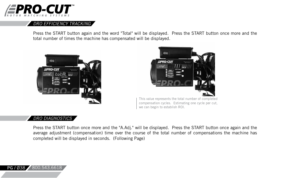 Pro-Cut PFM 9.0 User Manual | Page 38 / 52