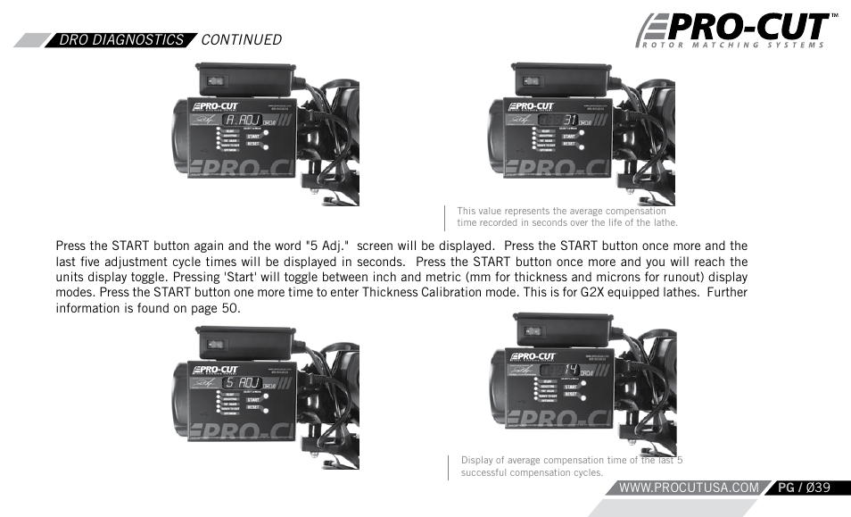 Pro-Cut PFM 9.0 User Manual | Page 39 / 52
