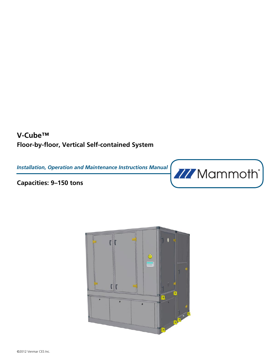Mammoth V-Cube User Manual | 52 pages