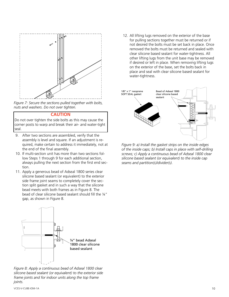 Edges (explained in figure 8), Caution | Mammoth V-Cube User Manual | Page 10 / 52