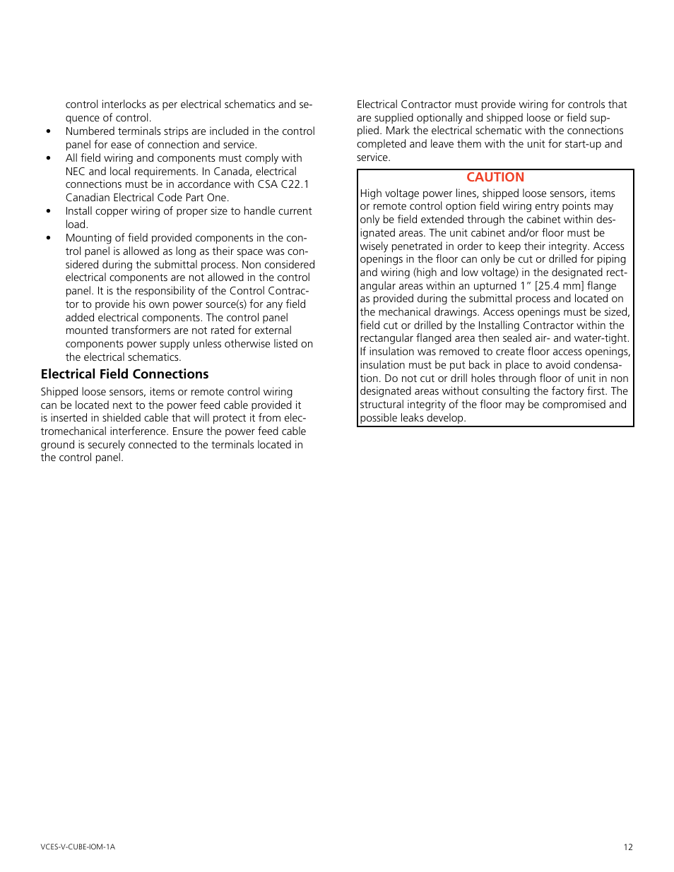 Mammoth V-Cube User Manual | Page 12 / 52