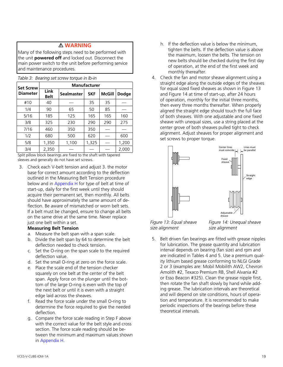 Warning | Mammoth V-Cube User Manual | Page 19 / 52