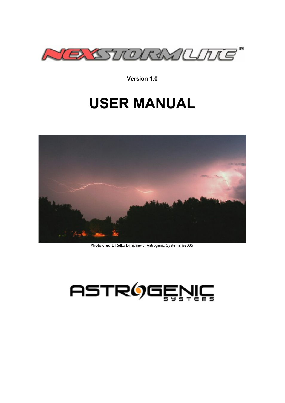 Boltek NexStorm Lite User Manual | 52 pages