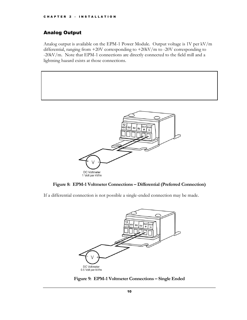 Nalog, Utput, Connection) | Boltek EFM-100 v.1 User Manual | Page 16 / 52