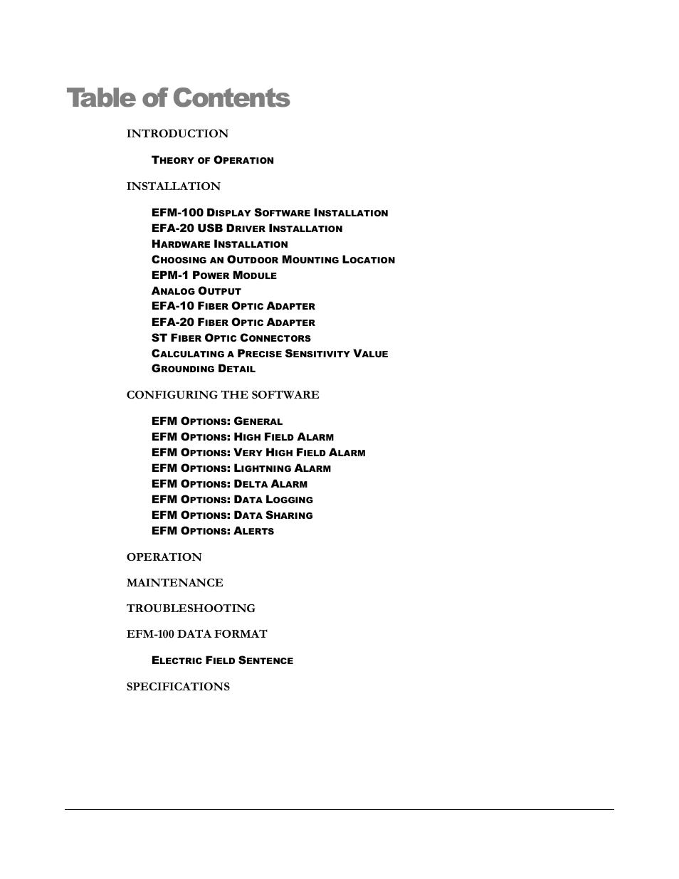 Boltek EFM-100 v.1 User Manual | Page 5 / 52