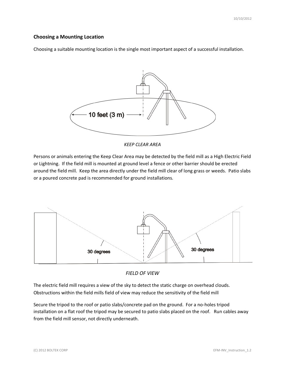 Boltek EFM-INV3 User Manual | Page 4 / 10