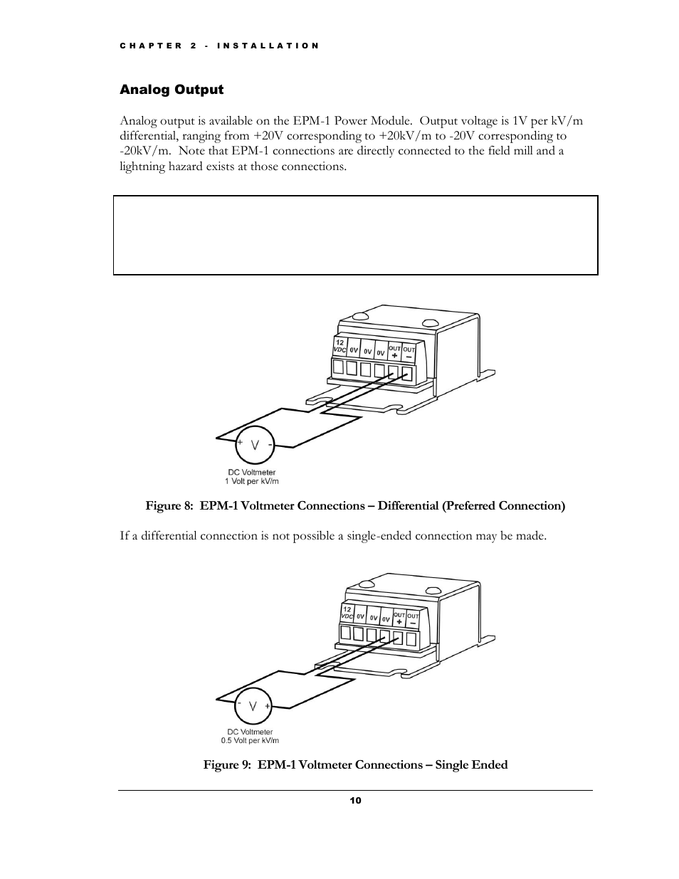 Nalog, Utput | Boltek EFM-100 v.2 User Manual | Page 16 / 48