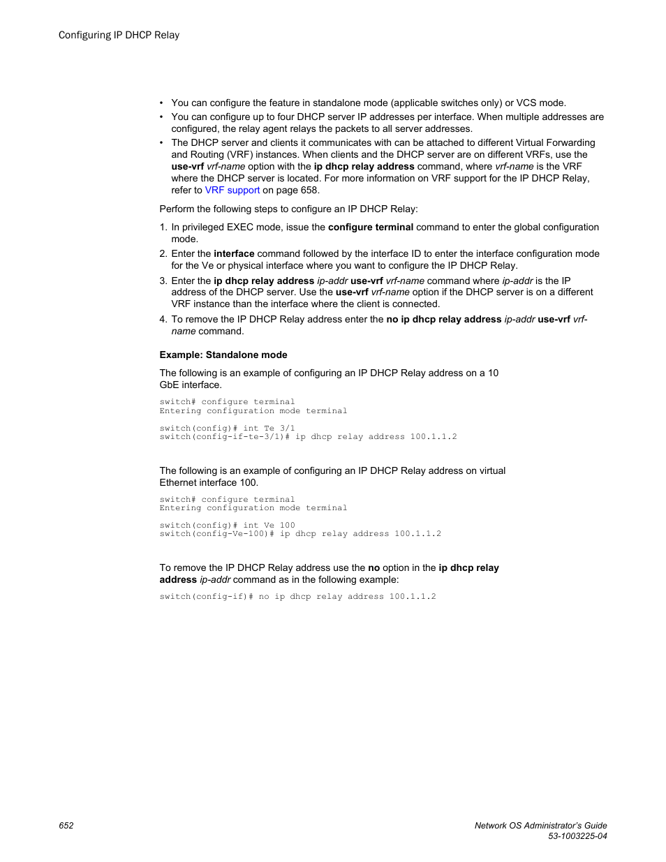 Brocade Network OS Administrator’s Guide v4.1.1 User Manual | Page 652 / 748