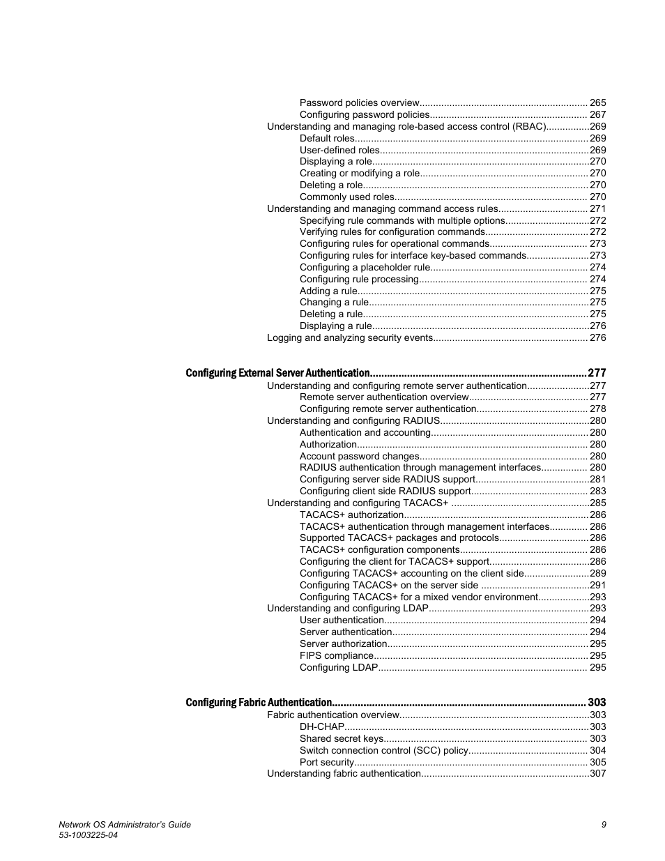 Brocade Network OS Administrator’s Guide v4.1.1 User Manual | Page 9 / 748