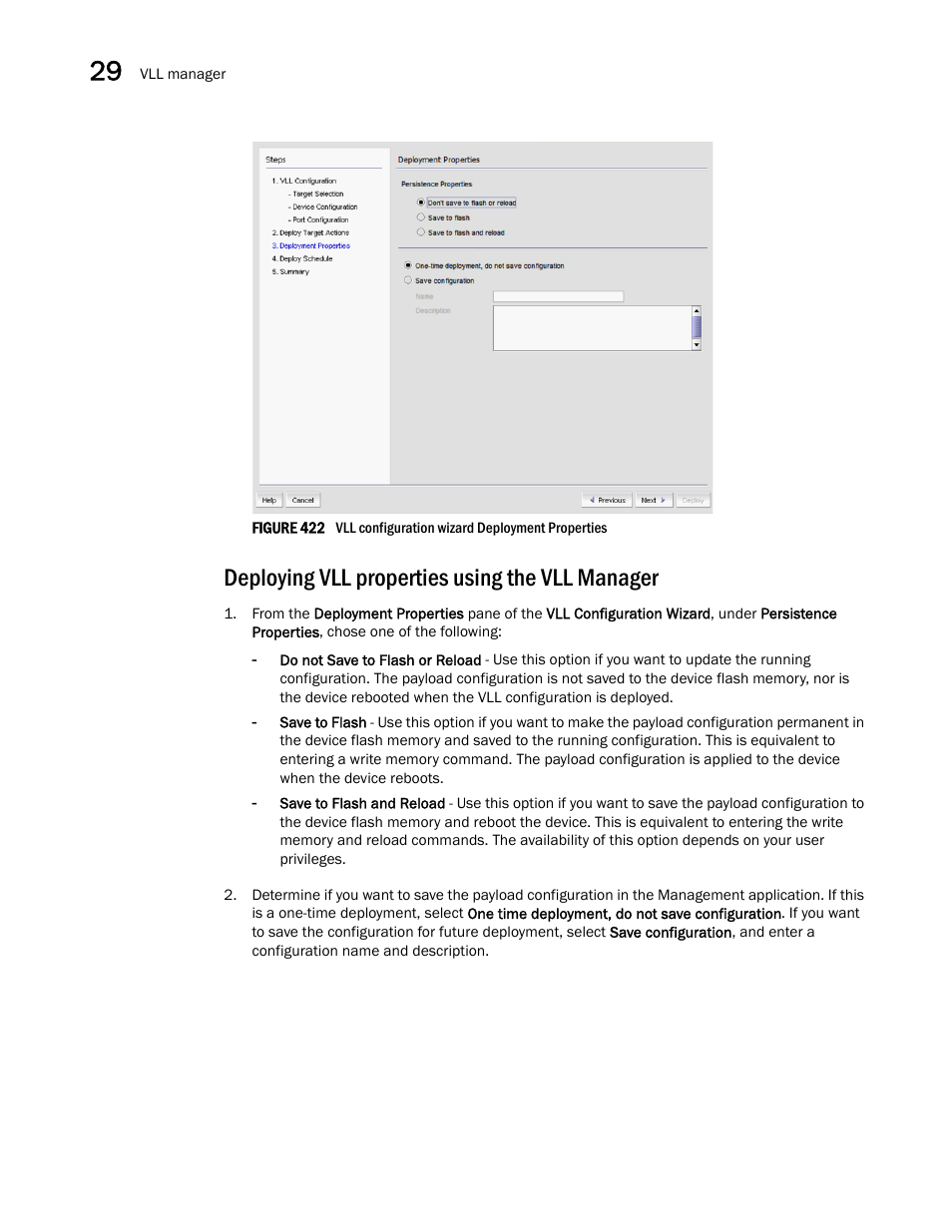 Deploying vll properties using the vll manager | Brocade Network Advisor IP User Manual v12.3.0 User Manual | Page 1060 / 1928