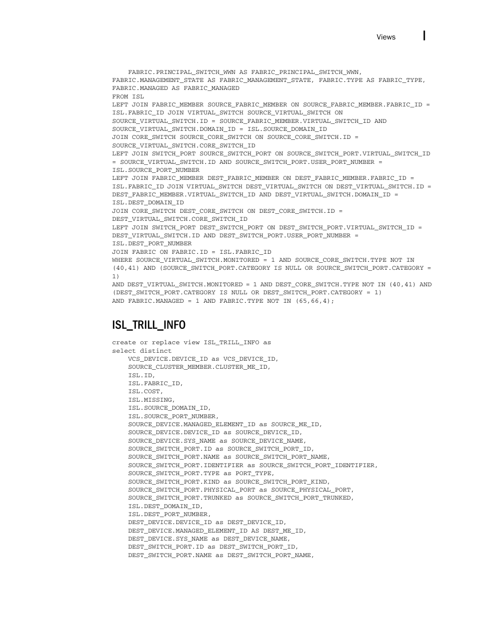 Isl_trill_info | Brocade Network Advisor IP User Manual v12.3.0 User Manual | Page 1851 / 1928