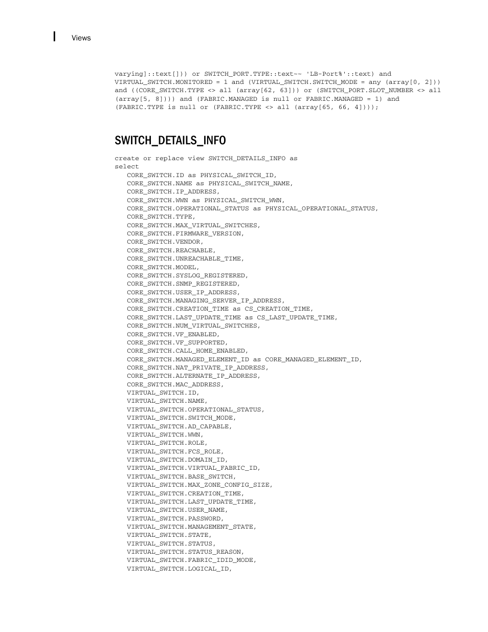 Switch_details_info | Brocade Network Advisor IP User Manual v12.3.0 User Manual | Page 1876 / 1928