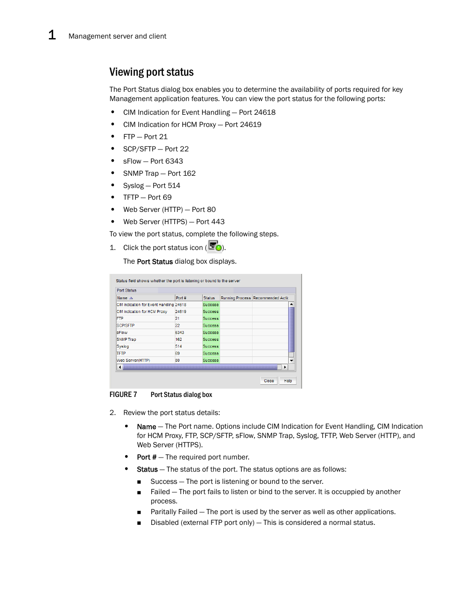 Viewing port status | Brocade Network Advisor IP User Manual v12.3.0 User Manual | Page 66 / 1928