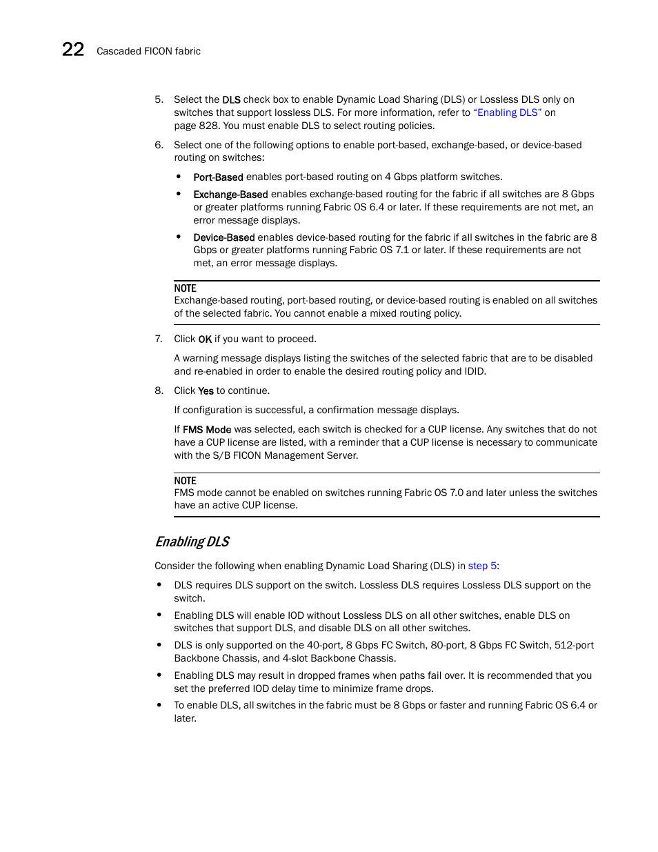 Enabling dls | Brocade Network Advisor IP User Manual v12.3.0 User Manual | Page 880 / 1928