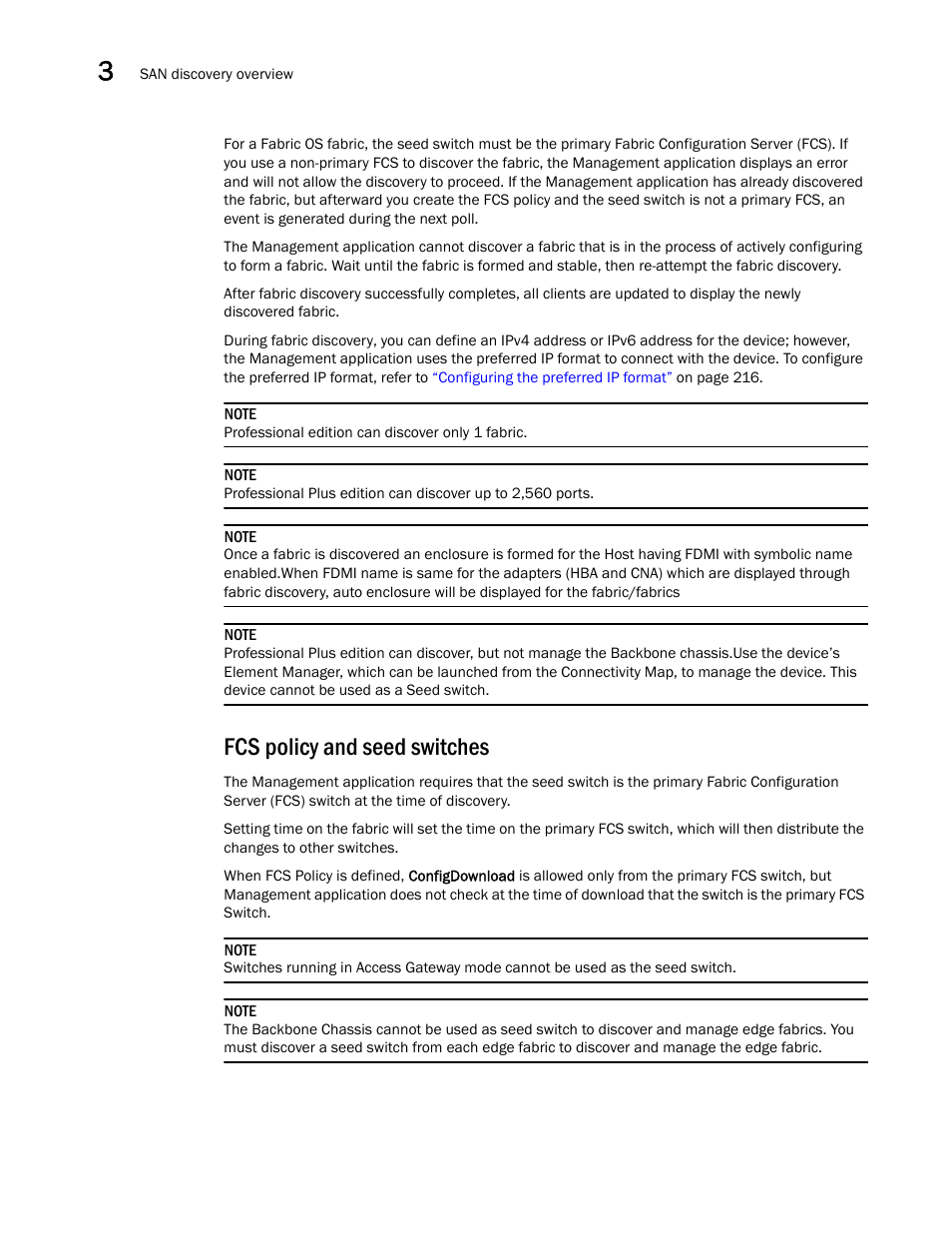 Fcs policy and seed switches | Brocade Network Advisor SAN + IP User Manual v12.3.0 User Manual | Page 108 / 2702
