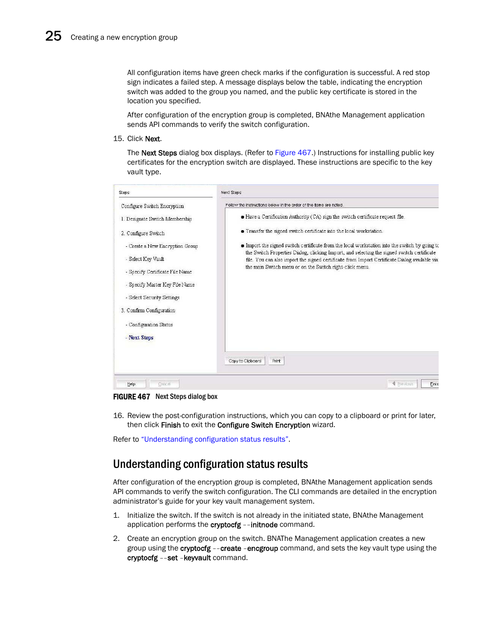 Understanding configuration status results, Understanding configuration, Status results | Brocade Network Advisor SAN + IP User Manual v12.3.0 User Manual | Page 1154 / 2702