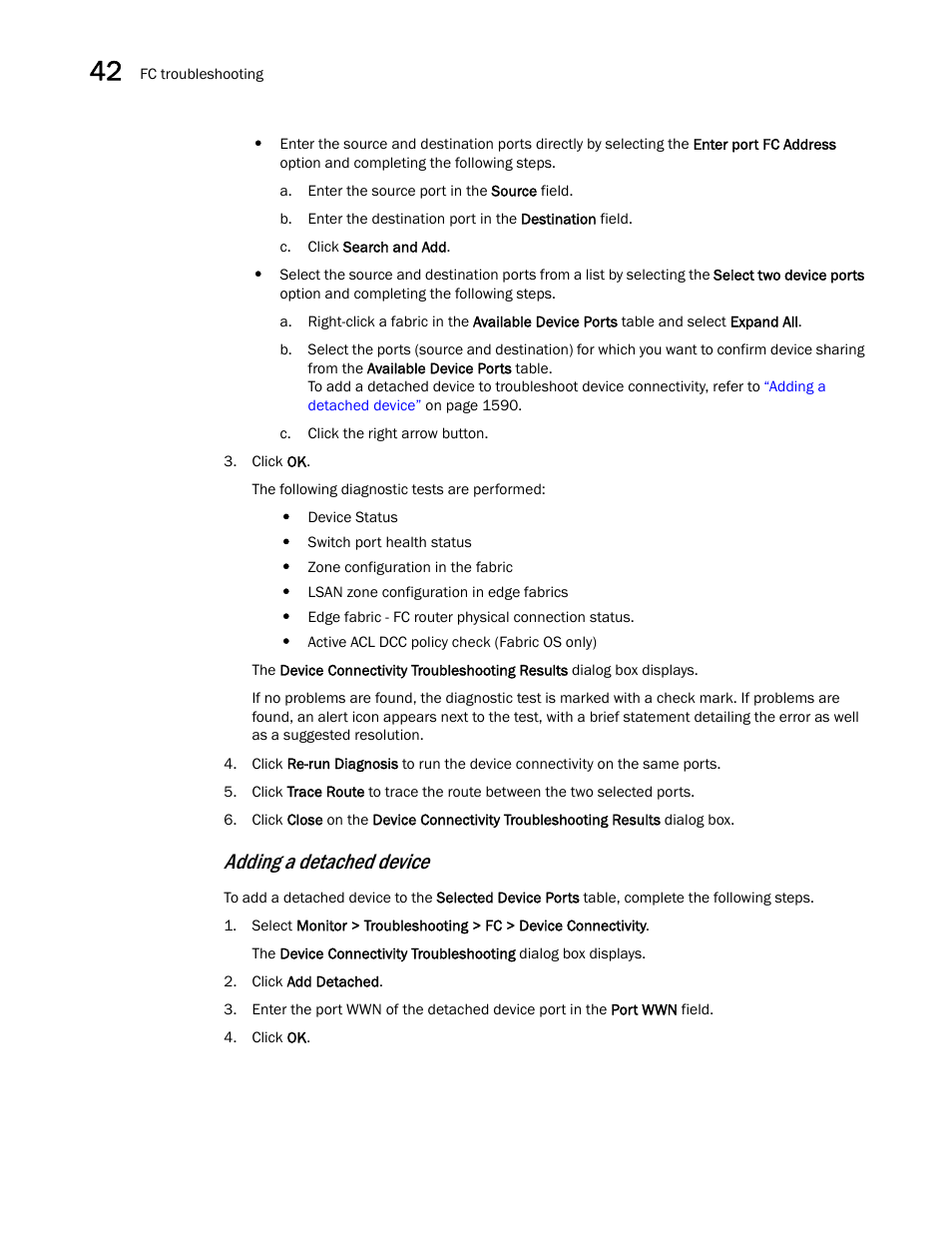 Adding a detached device | Brocade Network Advisor SAN + IP User Manual v12.3.0 User Manual | Page 1662 / 2702