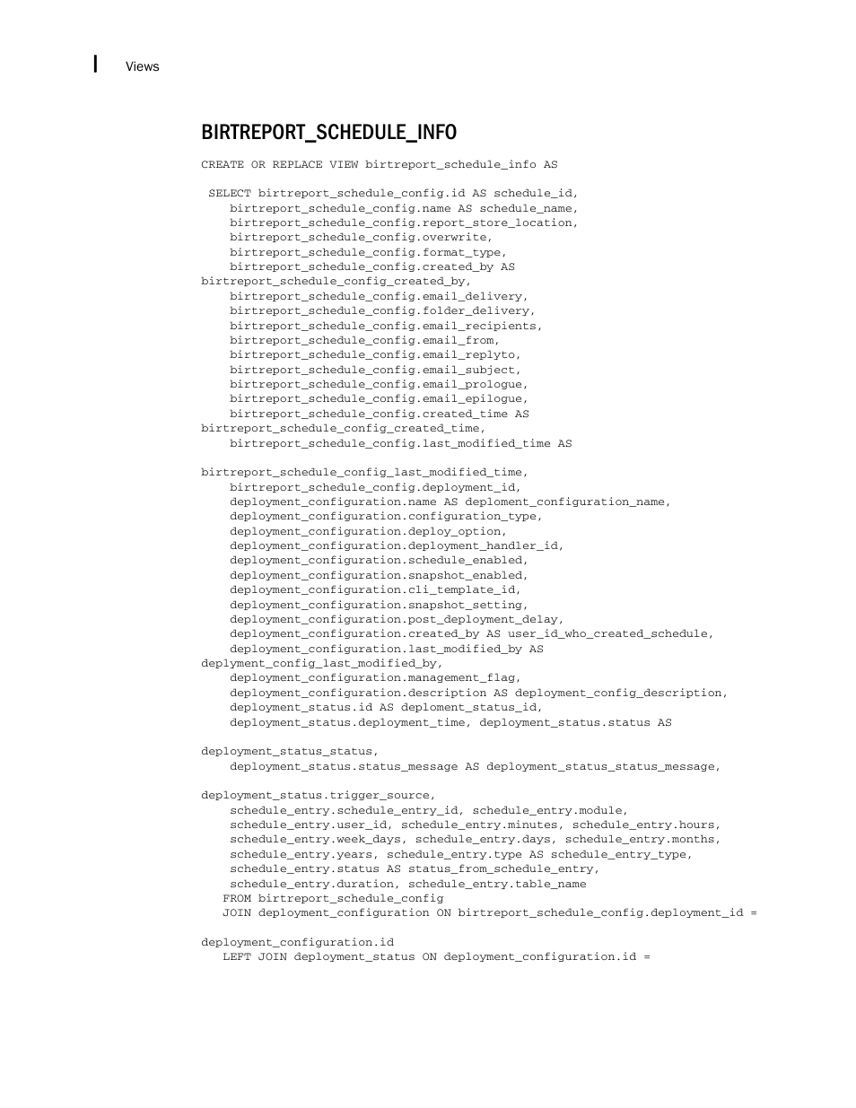 Birtreport_schedule_info | Brocade Network Advisor SAN + IP User Manual v12.3.0 User Manual | Page 2570 / 2702