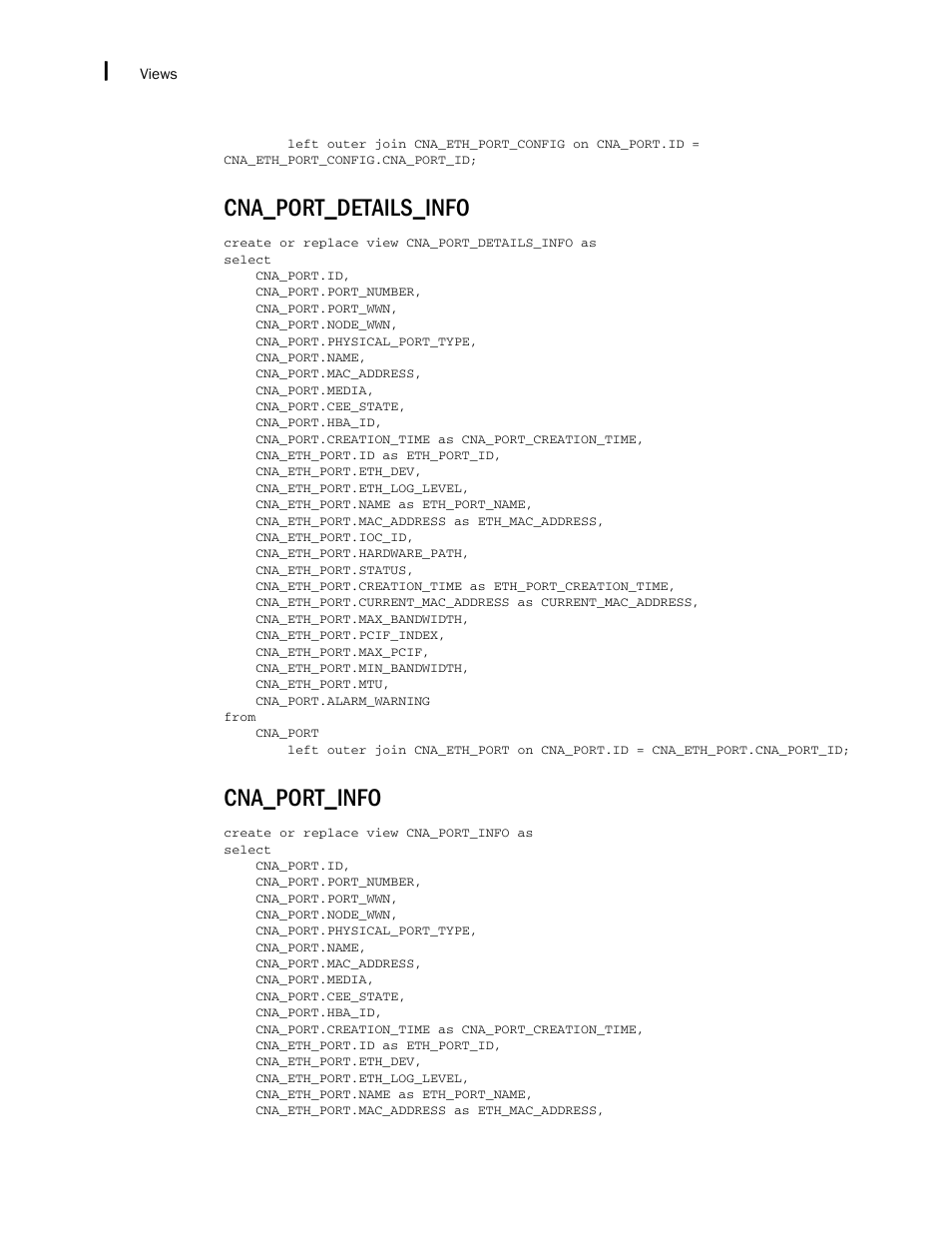 Cna_port_details_info, Cna_port_info | Brocade Network Advisor SAN + IP User Manual v12.3.0 User Manual | Page 2572 / 2702