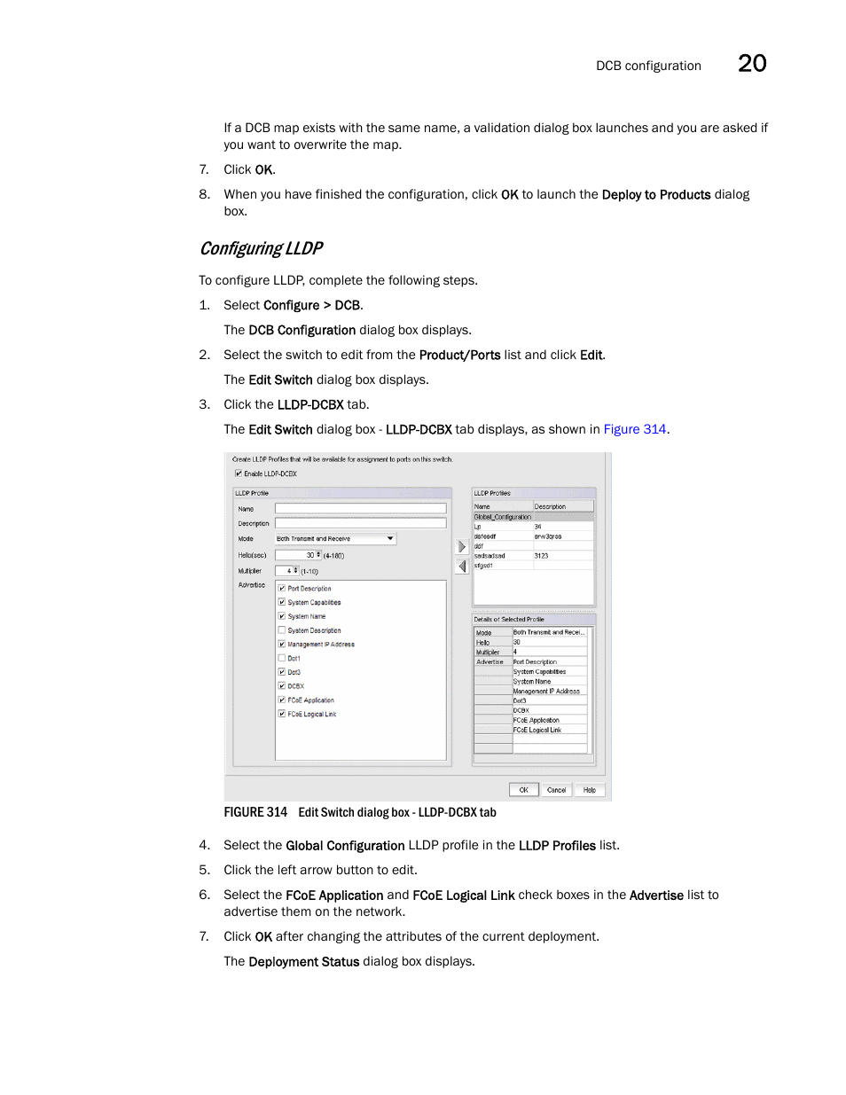 Configuring lldp | Brocade Network Advisor SAN + IP User Manual v12.3.0 User Manual | Page 877 / 2702