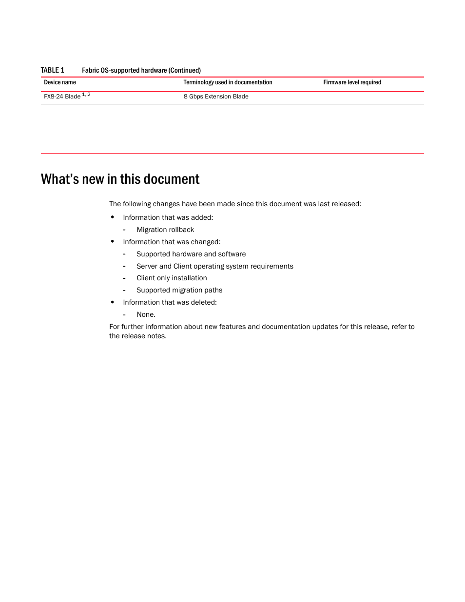 What’s new in this document | Brocade Network Advisor SAN Installation and Migration Guide (Supporting Network Advisor 12.3.0) User Manual | Page 11 / 93