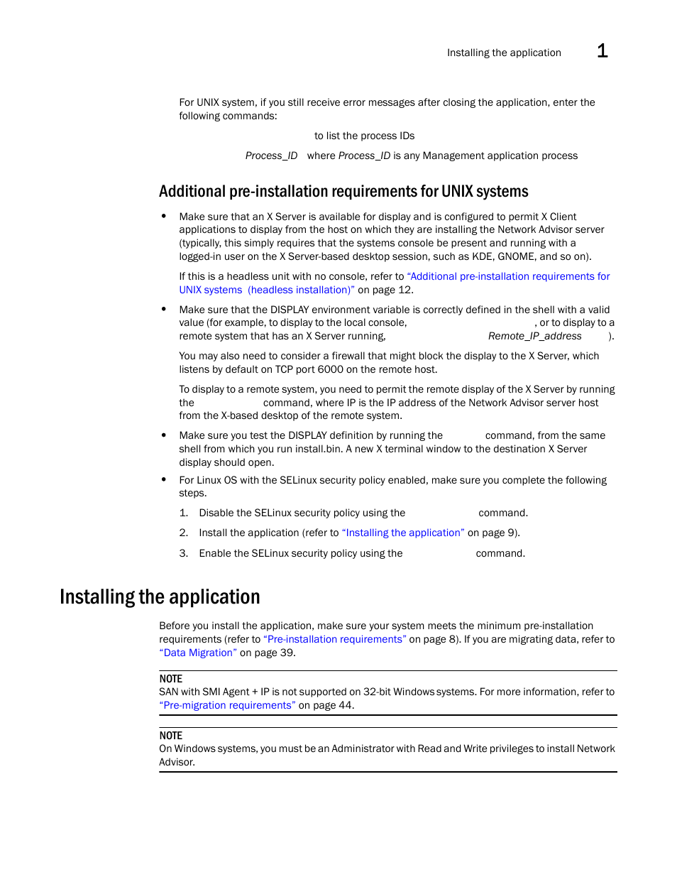 Installing the application | Brocade Network Advisor SAN Installation and Migration Guide (Supporting Network Advisor 12.3.0) User Manual | Page 25 / 93