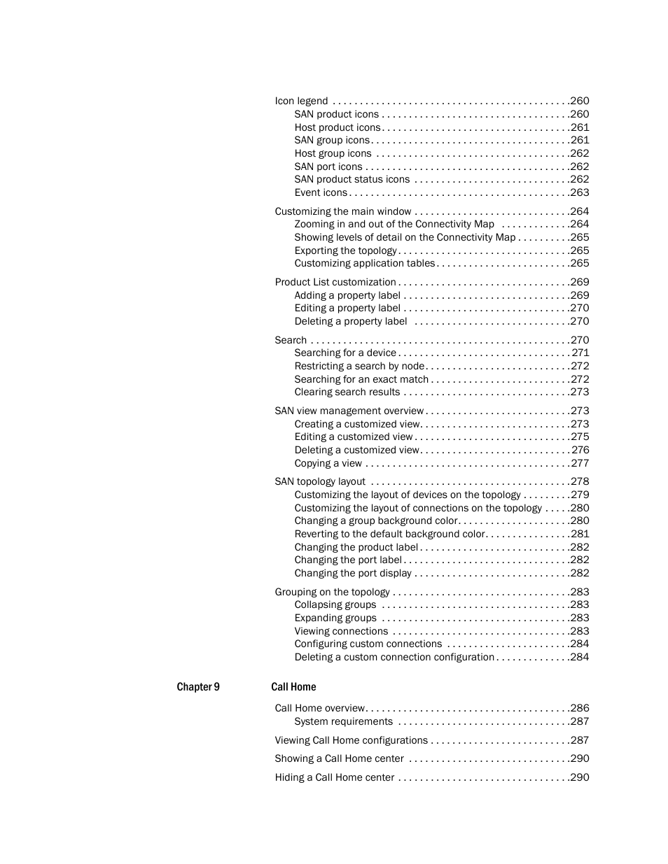 Brocade Network Advisor SAN User Manual v12.1.0 User Manual | Page 10 / 1690