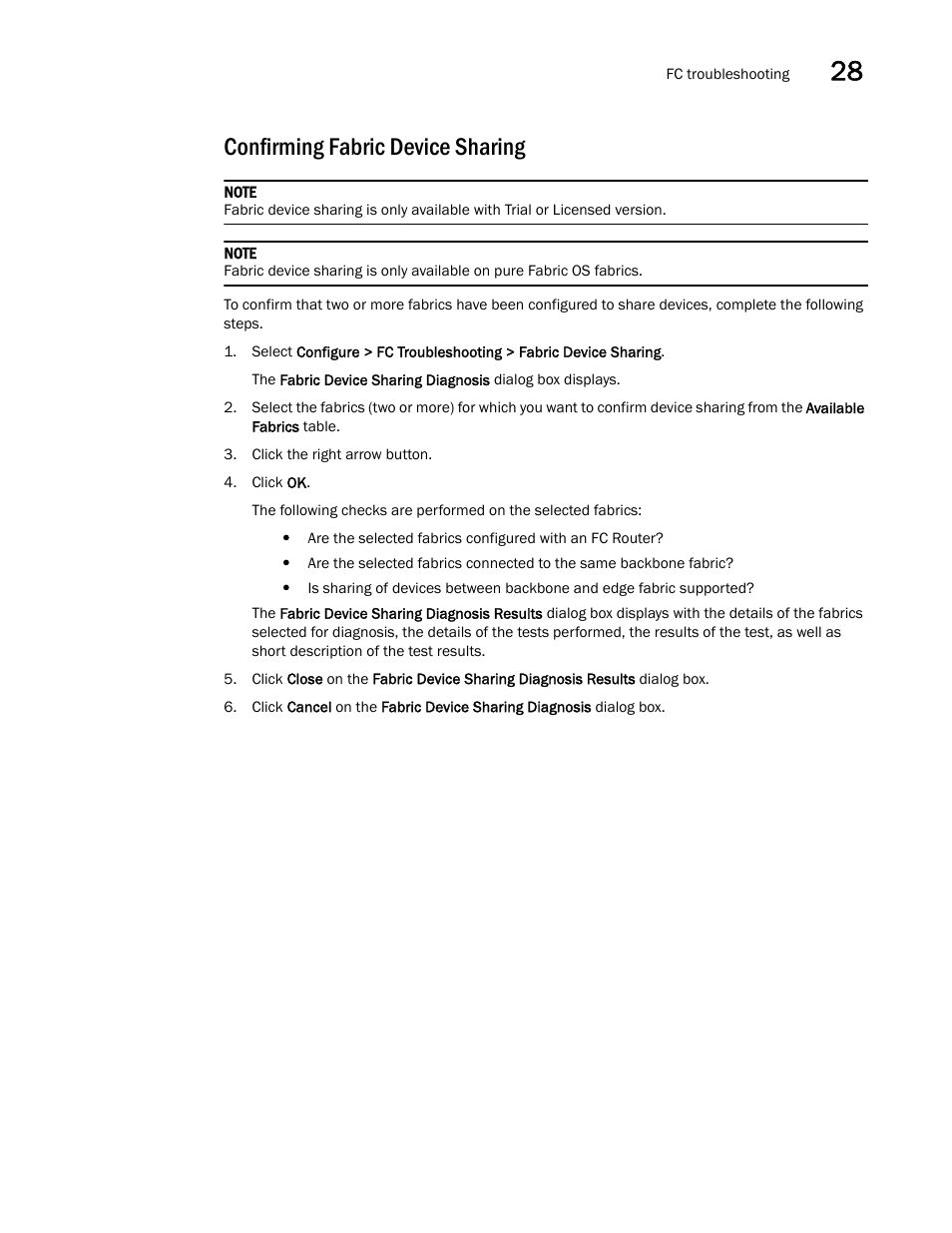 Confirming fabric device sharing | Brocade Network Advisor SAN User Manual v12.1.0 User Manual | Page 1001 / 1690
