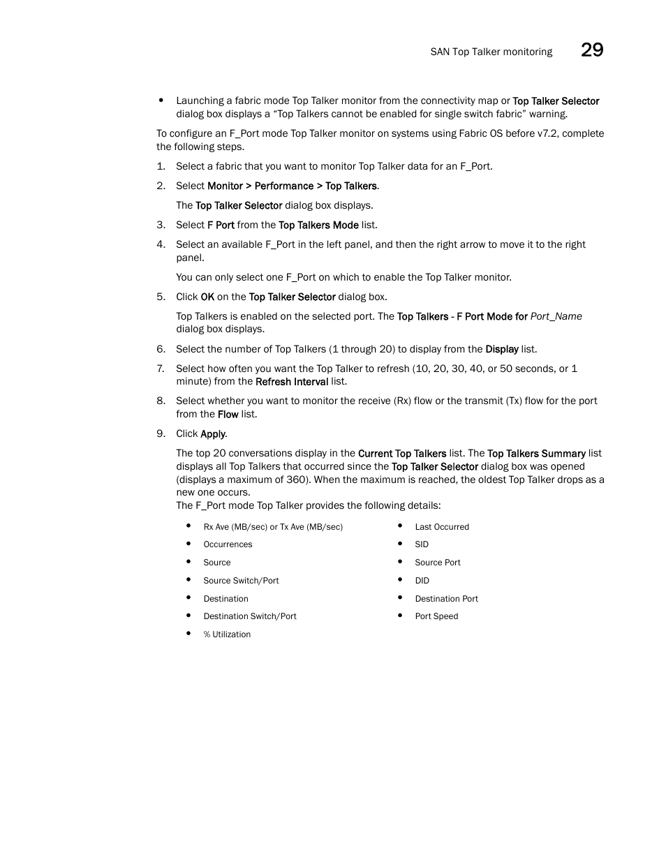 Brocade Network Advisor SAN User Manual v12.1.0 User Manual | Page 1037 / 1690