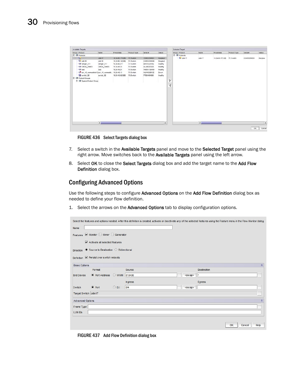 Configuring advanced options | Brocade Network Advisor SAN User Manual v12.1.0 User Manual | Page 1067 / 1690