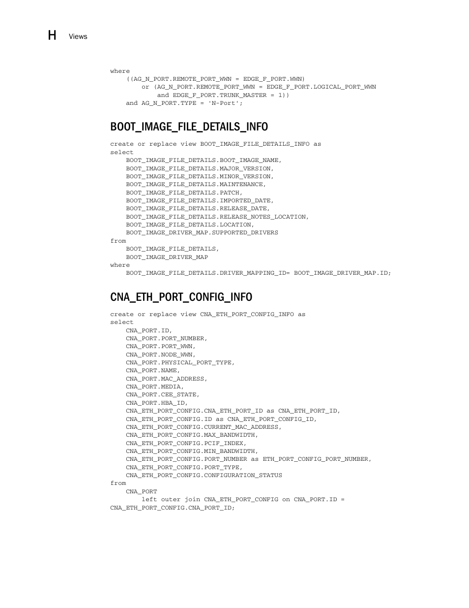 Boot_image_file_details_info, Cna_eth_port_config_info | Brocade Network Advisor SAN User Manual v12.1.0 User Manual | Page 1583 / 1690