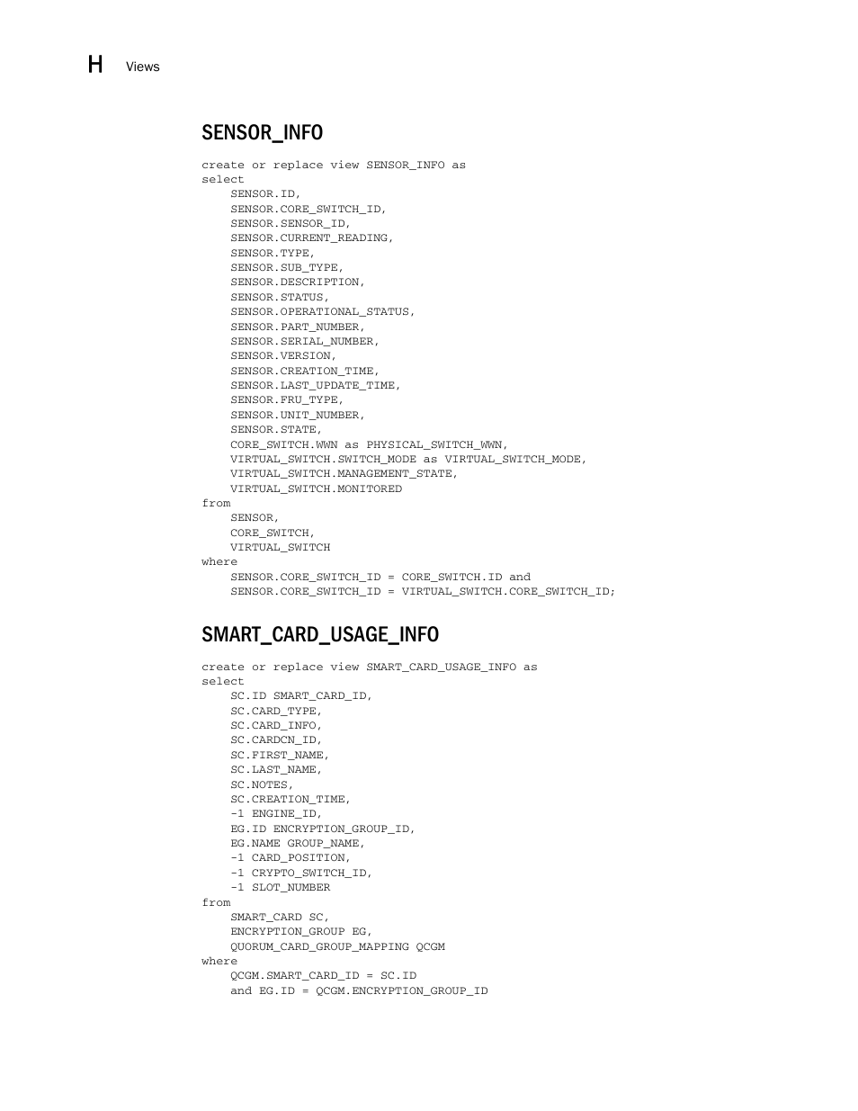 Sensor_info, Smart_card_usage_info | Brocade Network Advisor SAN User Manual v12.1.0 User Manual | Page 1631 / 1690