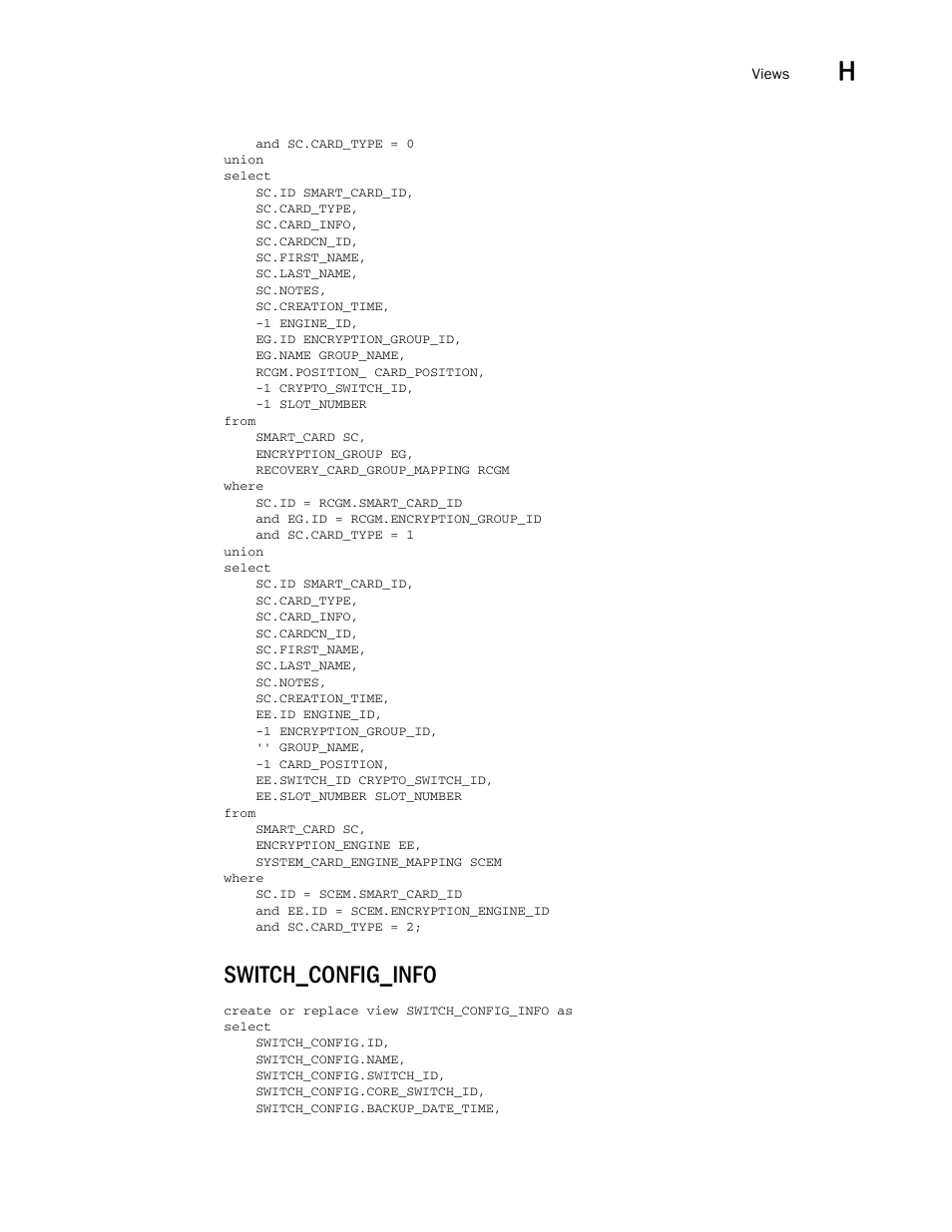 Switch_config_info | Brocade Network Advisor SAN User Manual v12.1.0 User Manual | Page 1632 / 1690