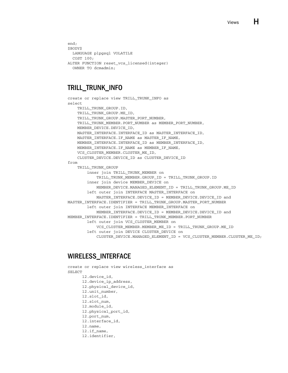 Trill_trunk_info, Wireless_interface | Brocade Network Advisor SAN User Manual v12.1.0 User Manual | Page 1666 / 1690