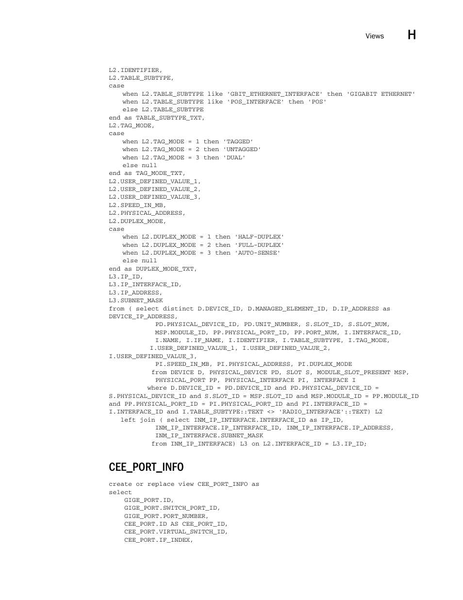 Cee_port_info | Brocade Network Advisor SAN User Manual v12.1.0 User Manual | Page 1668 / 1690