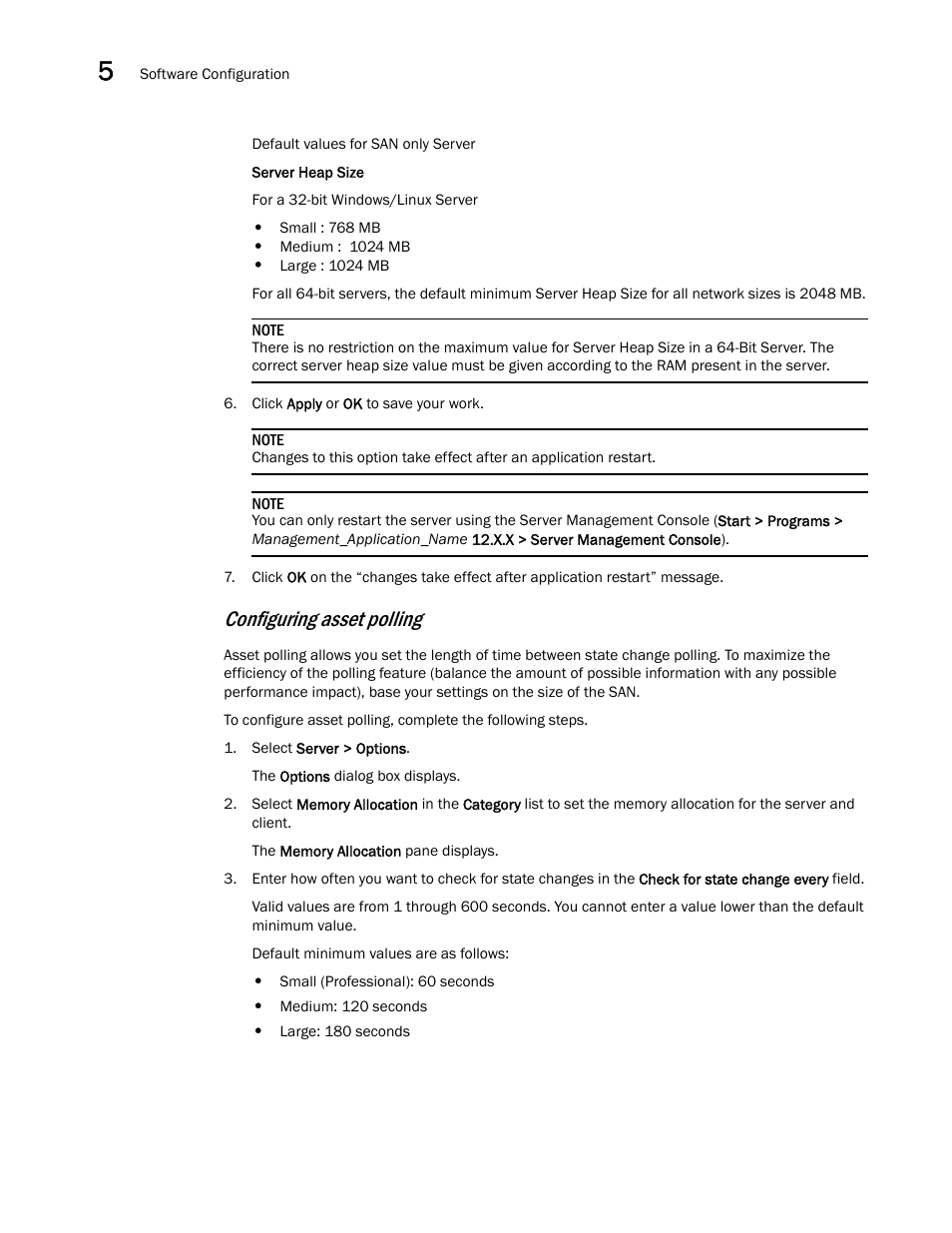 Configuring asset polling | Brocade Network Advisor SAN User Manual v12.1.0 User Manual | Page 170 / 1690