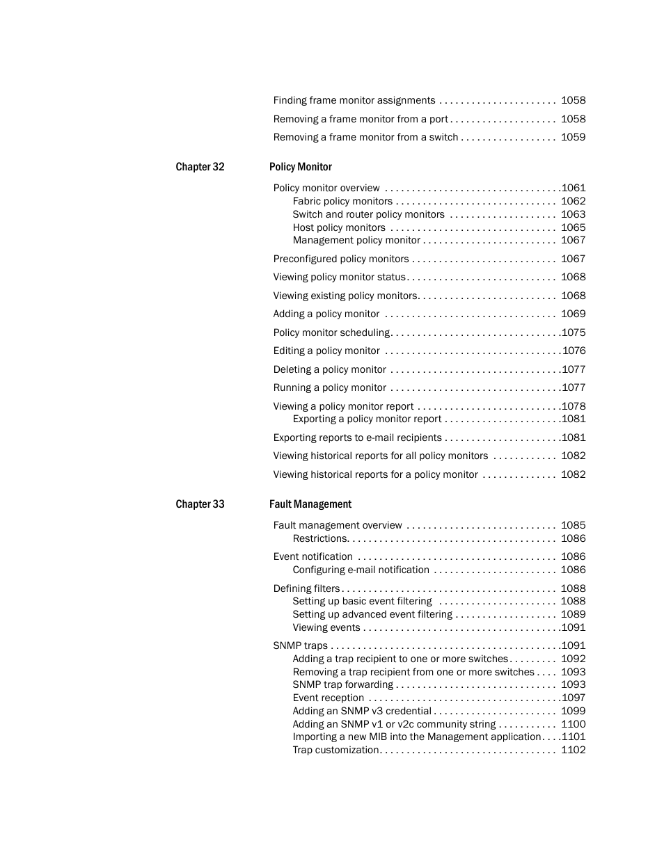 Brocade Network Advisor SAN User Manual v12.1.0 User Manual | Page 31 / 1690