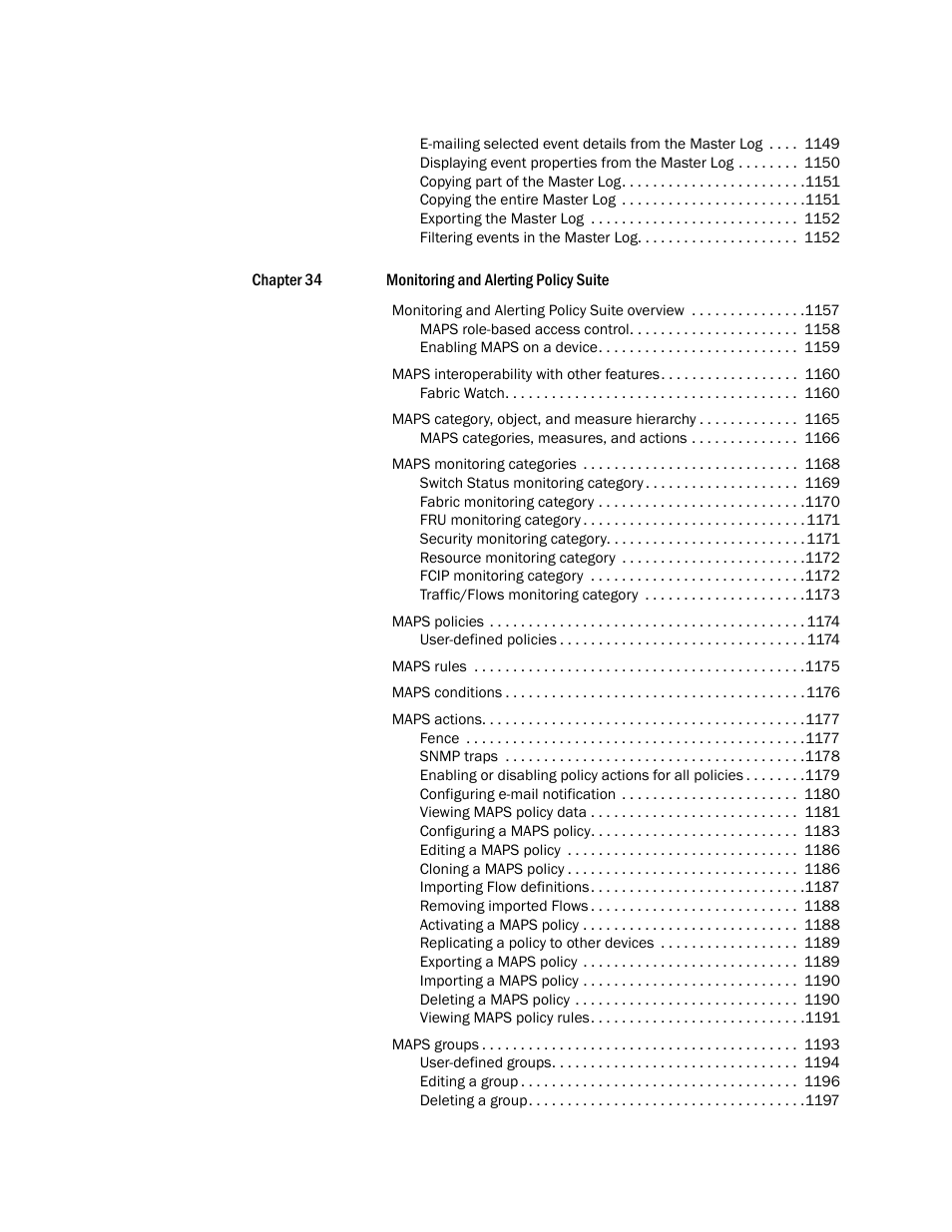 Brocade Network Advisor SAN User Manual v12.1.0 User Manual | Page 33 / 1690