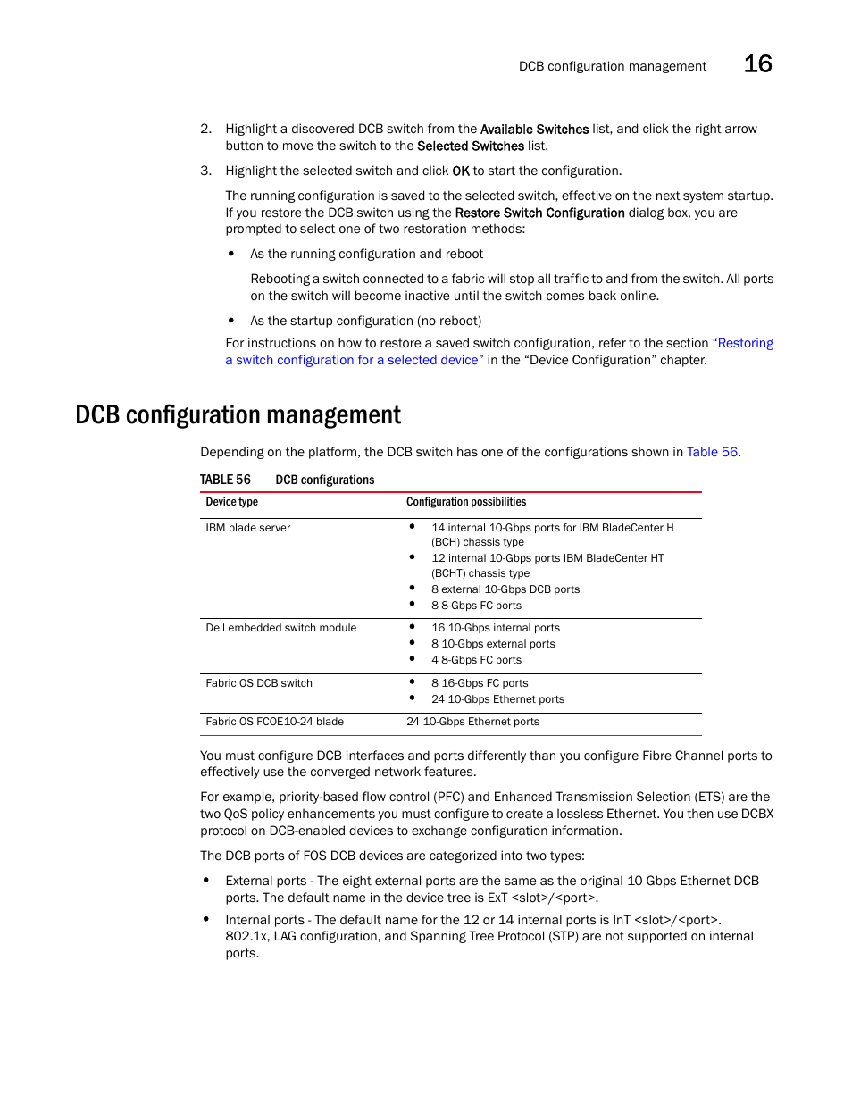 Dcb configuration management | Brocade Network Advisor SAN User Manual v12.1.0 User Manual | Page 525 / 1690