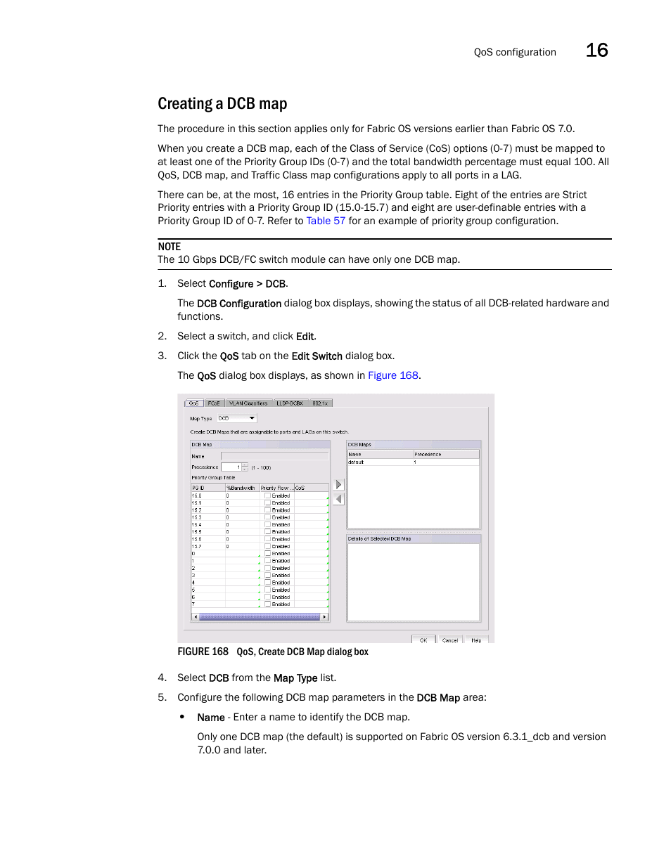 Creating a dcb map | Brocade Network Advisor SAN User Manual v12.1.0 User Manual | Page 541 / 1690