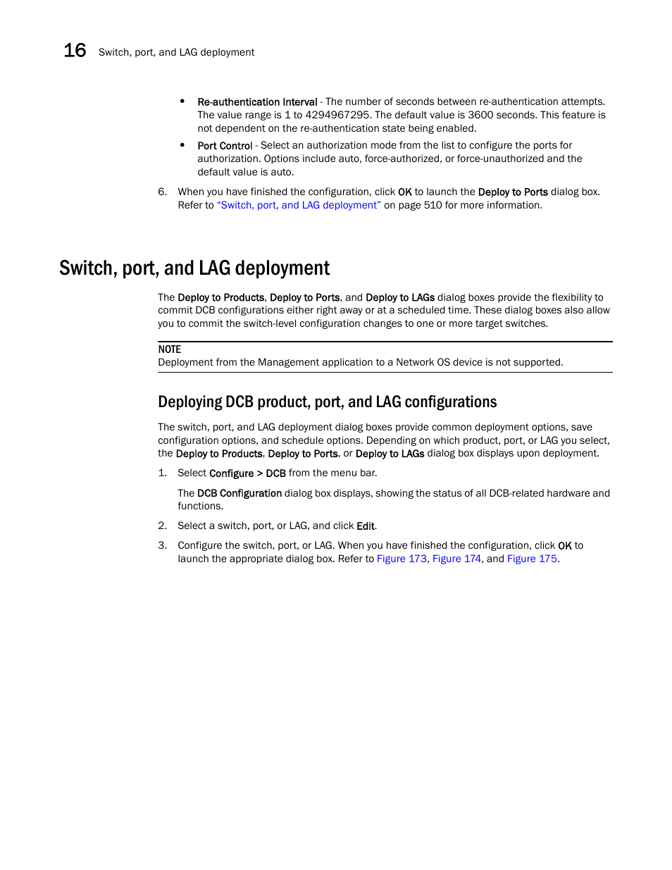 Switch, port, and lag deployment | Brocade Network Advisor SAN User Manual v12.1.0 User Manual | Page 558 / 1690