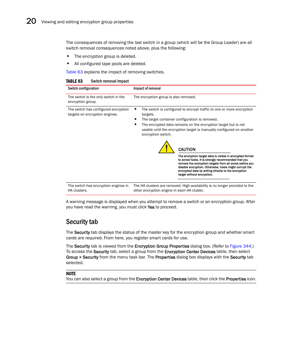 Security tab | Brocade Network Advisor SAN User Manual v12.1.0 User Manual | Page 796 / 1690