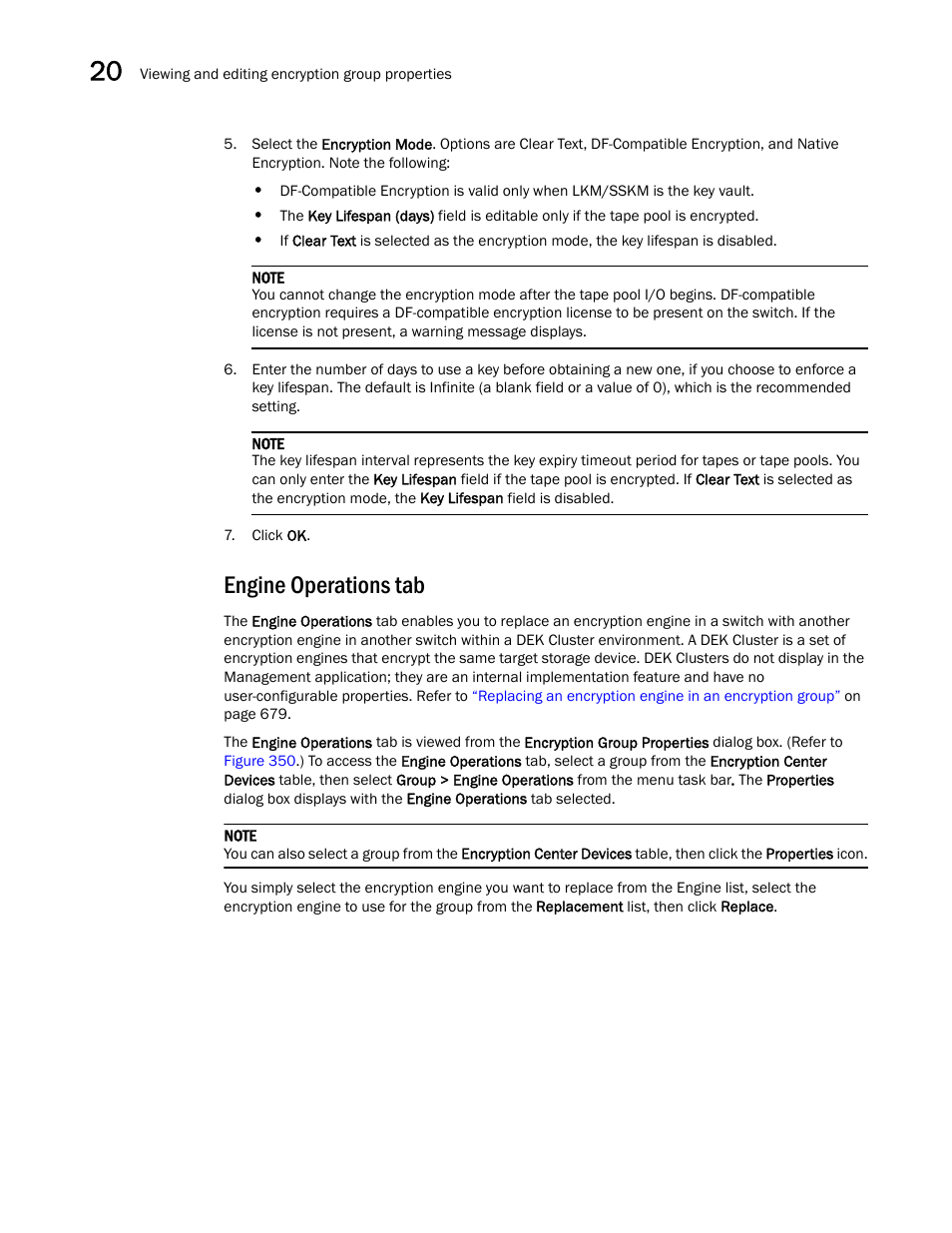 Engine operations tab | Brocade Network Advisor SAN User Manual v12.1.0 User Manual | Page 804 / 1690