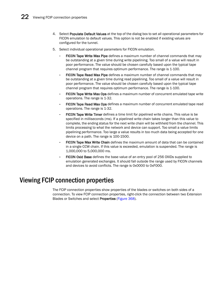 Viewing fcip connection properties | Brocade Network Advisor SAN User Manual v12.1.0 User Manual | Page 894 / 1690