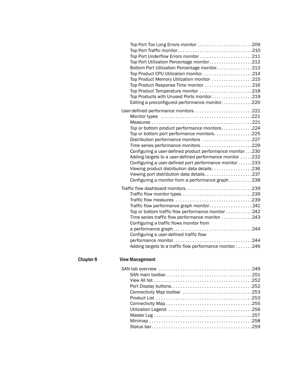 Brocade Network Advisor SAN User Manual v12.1.0 User Manual | Page 9 / 1690