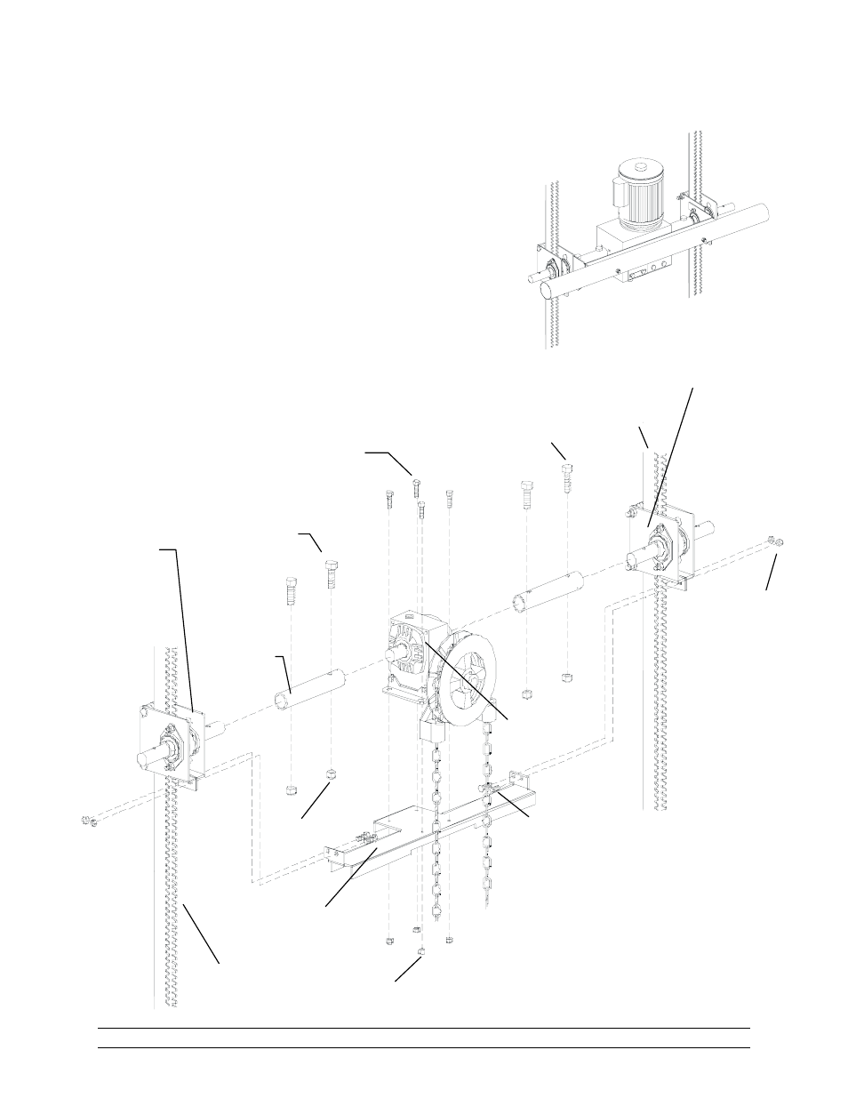 Fig. 15, 3 manual 10:1 gearbox ratio option | Hired-Hand RollSeal Rollup Curtains: ROLLUP CURTAIN SYSTEM Rev 11-05 User Manual | Page 23 / 38