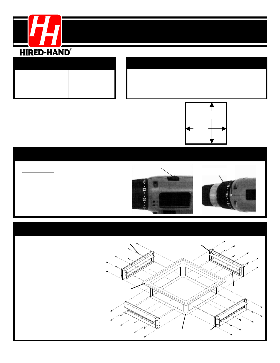 Hired-Hand Baffles, Vents, & Inlets: QUAD CEILING INLET User Manual | 2 pages